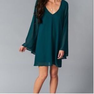 Show Me Your Mumu gabby low back dress in teal